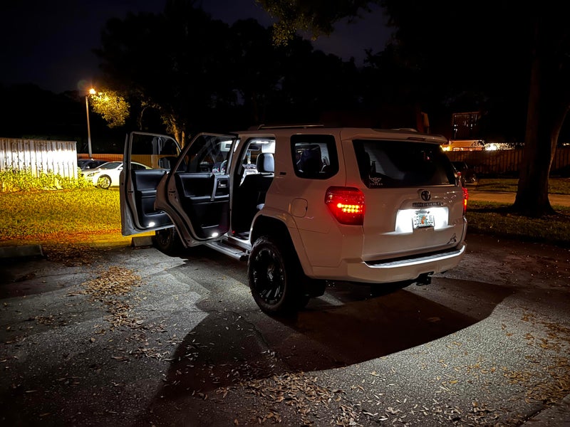 Fyre Flys White LED Interior Lights for 2010-2024 Toyota 4Runner 16 Piece 6000K Super Bright 3014 Series SMD Map Dome Door Vanity Mirror Cargo Puddle License Plate Package Kit and Install Tool - Image 4